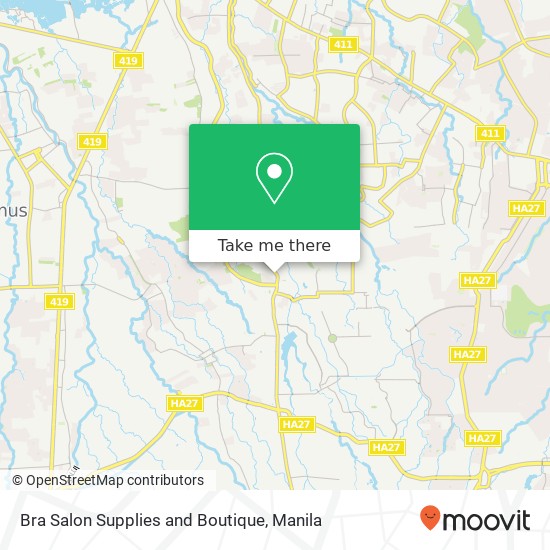 Bra Salon Supplies and Boutique, Molino V, Bacoor map