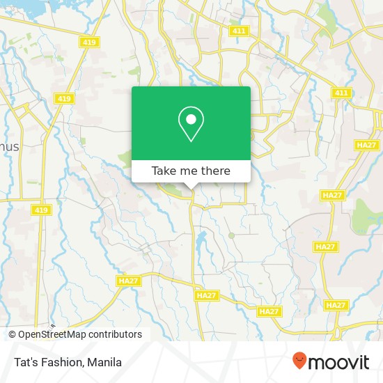 Tat's Fashion, Molino V, Bacoor map