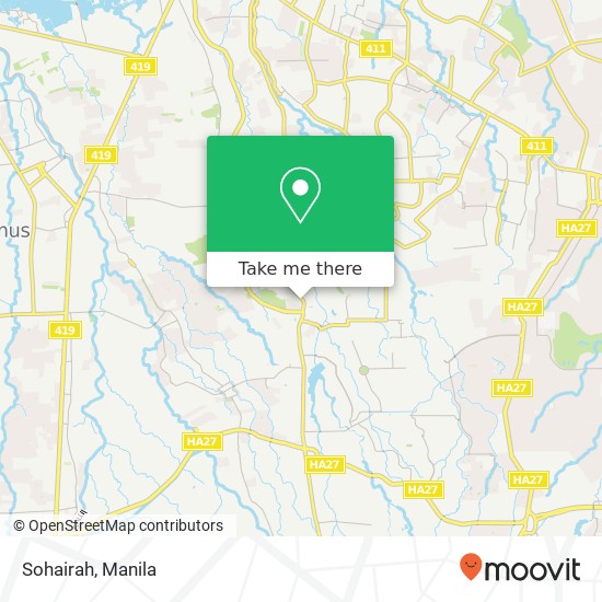 Sohairah, Molino V, Bacoor map