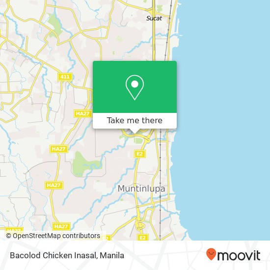 Bacolod Chicken Inasal, Corporate Ave Alabang, Muntinlupa map