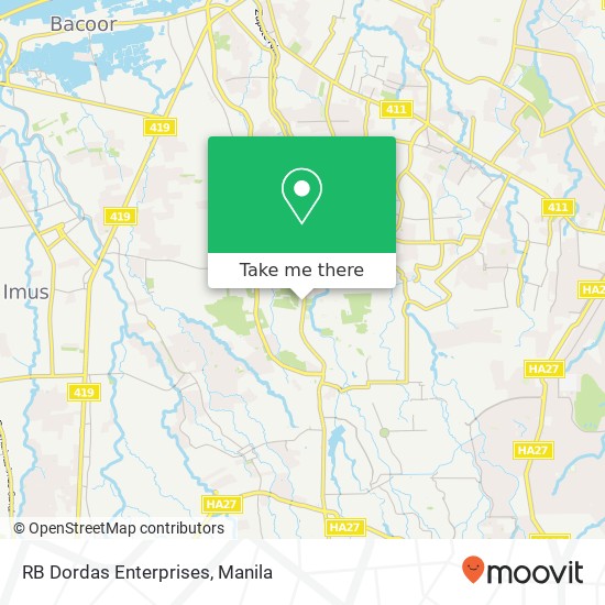 RB Dordas Enterprises, Molino Rd San Nicolas I, Bacoor, 4102 map