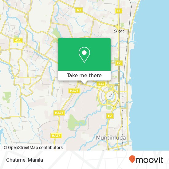 Chatime, Commerce Ave New Alabang Village, Muntinlupa map