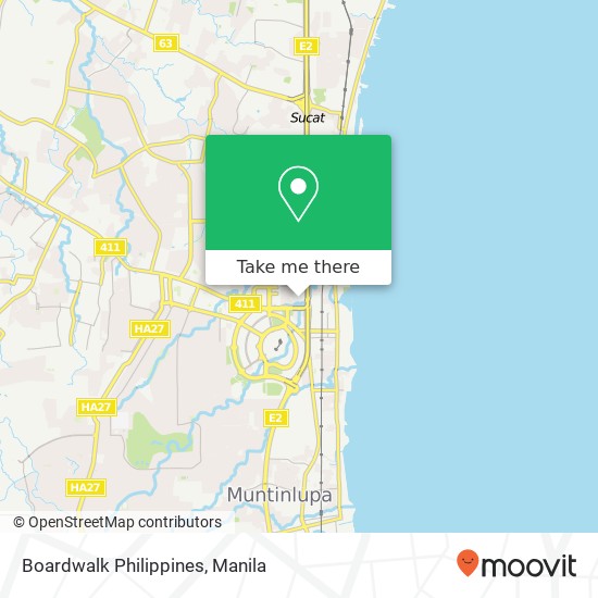 Boardwalk Philippines, Rizal Alabang, Muntinlupa map