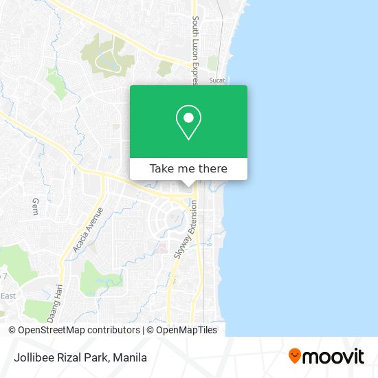 Jollibee Rizal Park map