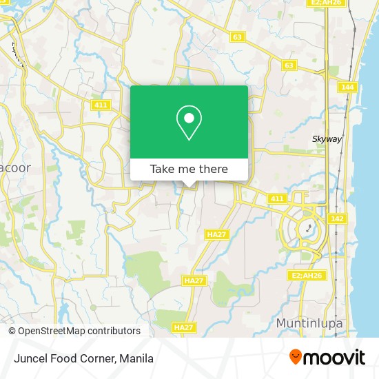 Juncel Food Corner map