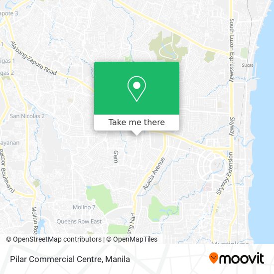 Pilar Commercial Centre map