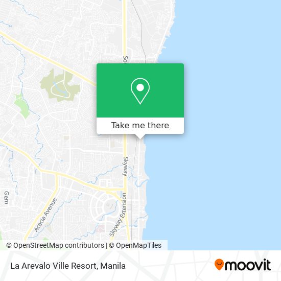 La Arevalo Ville Resort map