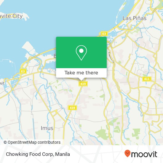 Chowking Food Corp, P.F. Espiritu V, Bacoor, 4102 map