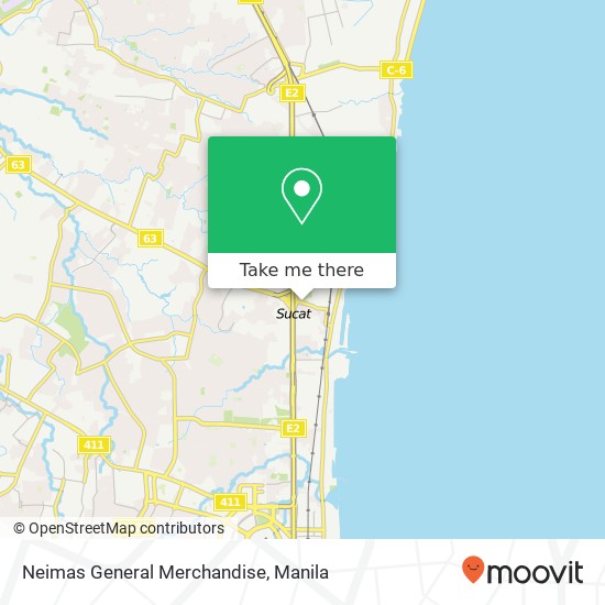 Neimas General Merchandise, Dr. A. Santos Ave Sucat, Muntinlupa map