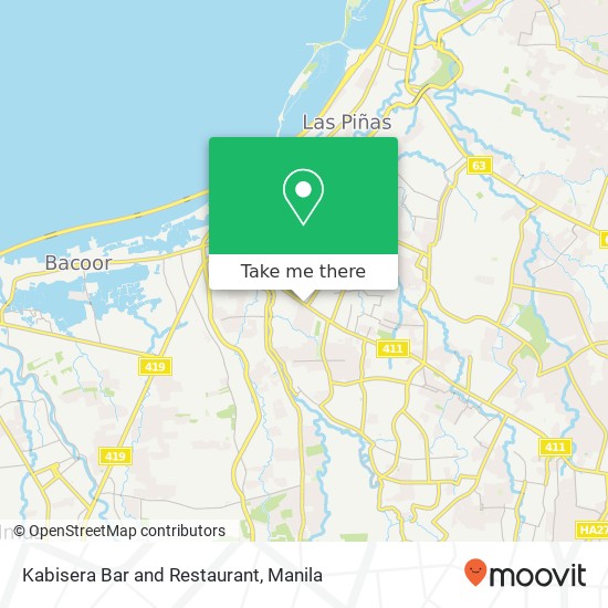 Kabisera Bar and Restaurant map
