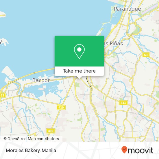 Morales Bakery, Narra St Zapote IV, Bacoor, 4102 map