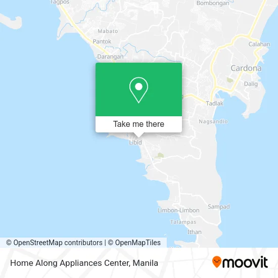 Home Along Appliances Center map