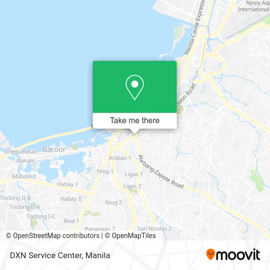 DXN Service Center map