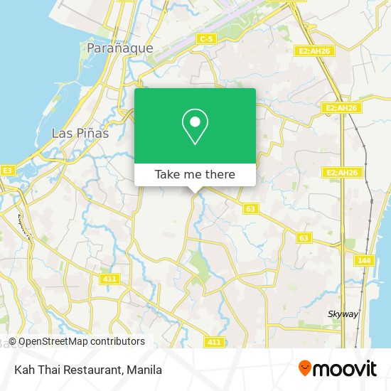 Kah Thai Restaurant map