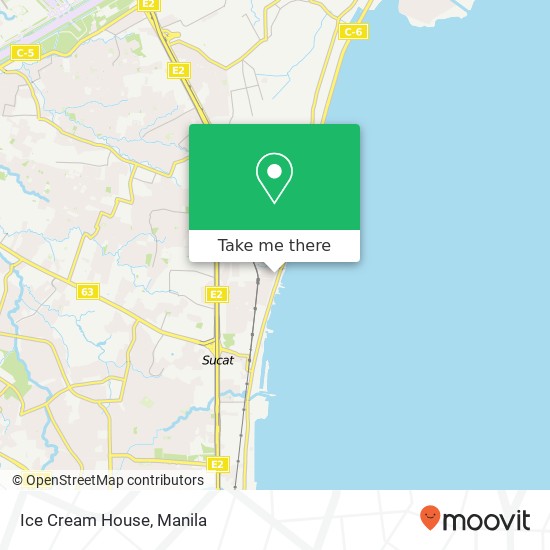 Ice Cream House, Sucat, Muntinlupa map