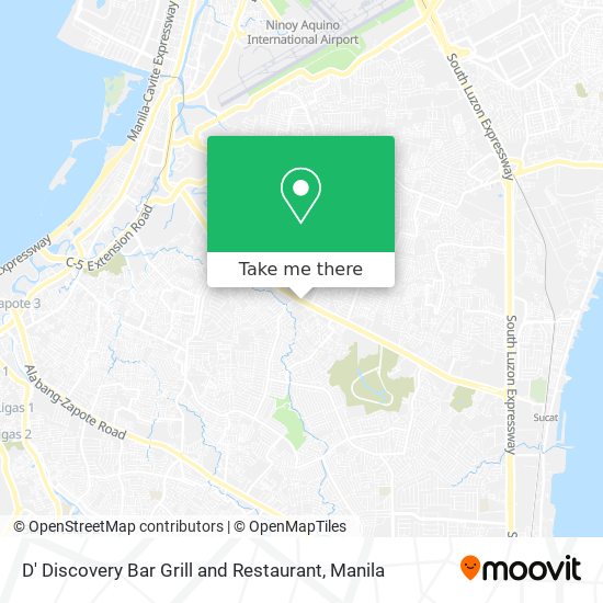 D' Discovery Bar Grill and Restaurant map