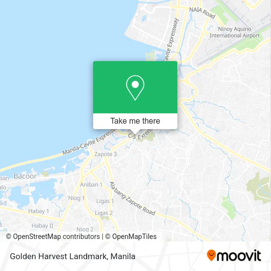 Golden Harvest Landmark map