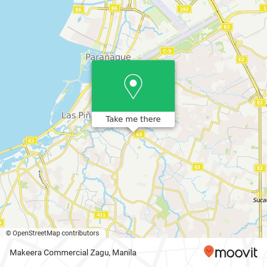 Makeera Commercial Zagu, Angelina Canaynay Ave San Dionisio, Parañaque map