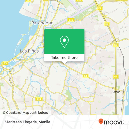 Marittess Lingerie, Dr. A. Santos Ave San Isidro, Parañaque map