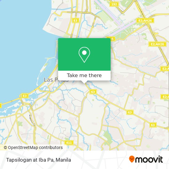 Tapsilogan at Iba Pa map