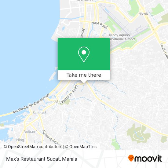 Max's Restaurant Sucat map