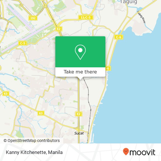 Kanny Kitchenette, Sta. Maria Ave Bagong Tanyag, Taguig City map