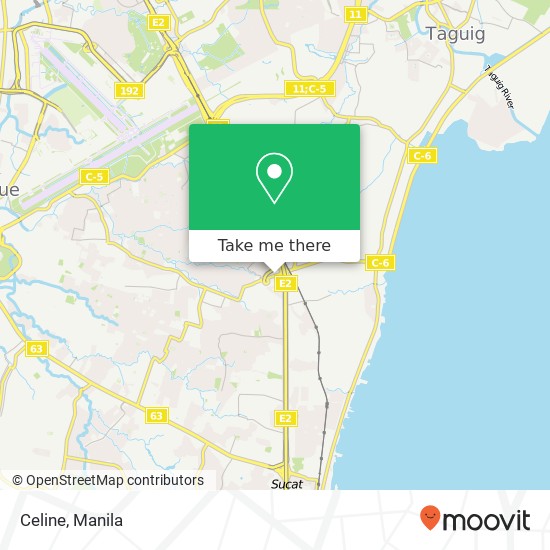 Celine, Doña Soledad Ave Don Bosco, Parañaque map