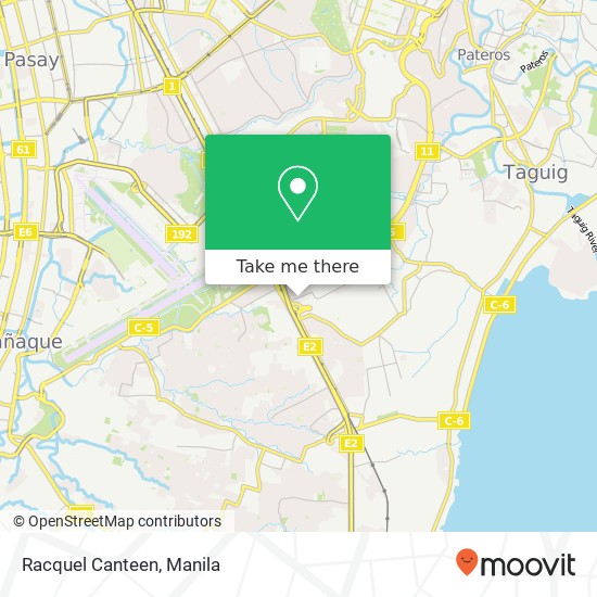 Racquel Canteen, Rambutan Rd Western Bicutan, Taguig City map