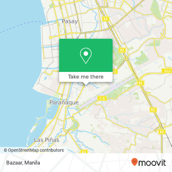 Bazaar, Vitalez, Parañaque map