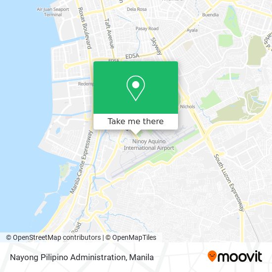 Nayong Pilipino Administration map