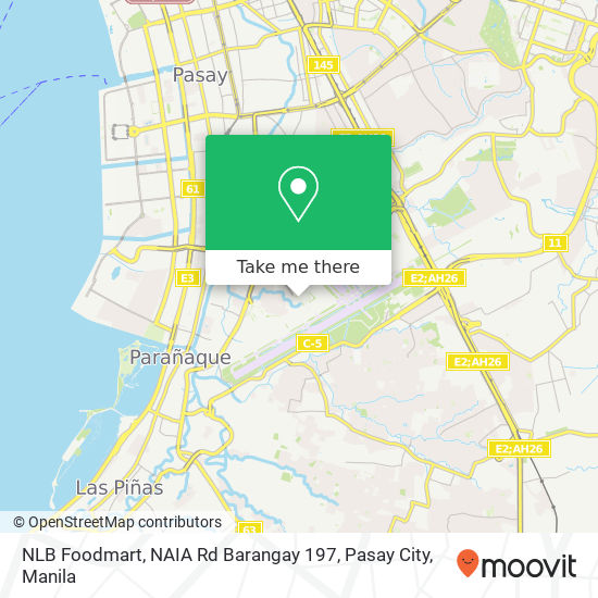 NLB Foodmart, NAIA Rd Barangay 197, Pasay City map