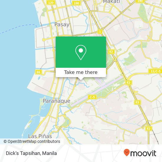 Dick's Tapsihan, Sun Valley Dr Barangay 198, Pasay City map