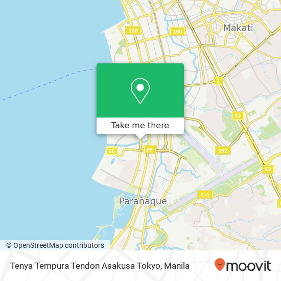 Tenya Tempura Tendon Asakusa Tokyo, Pres. Diosdado Macapagal Blvd Tambo, Parañaque map