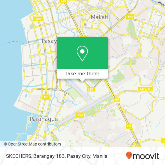 SKECHERS, Barangay 183, Pasay City map