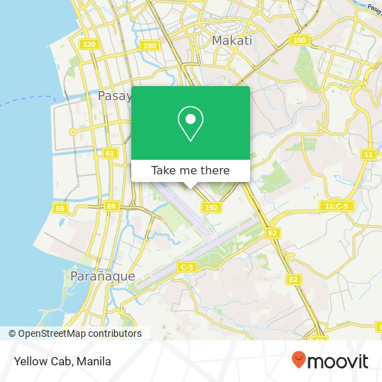 Yellow Cab, Barangay 183, Pasay City map
