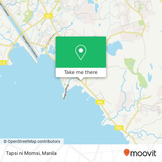 Tapsi ni Momsi, M. L. Quezon Ave Tayuman, Binangonan map