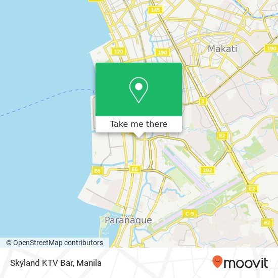Skyland KTV Bar map