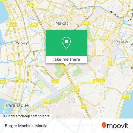 Burger Machine, Pasong Tamo Ext Western Bicutan, Taguig City map