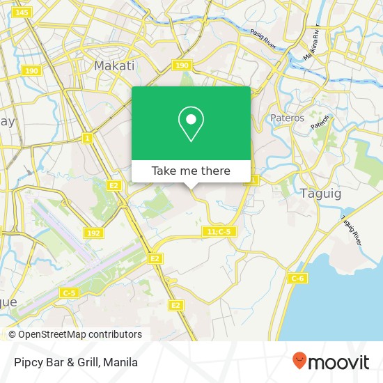 Pipcy Bar & Grill, Bayani Rd Western Bicutan, Taguig City map