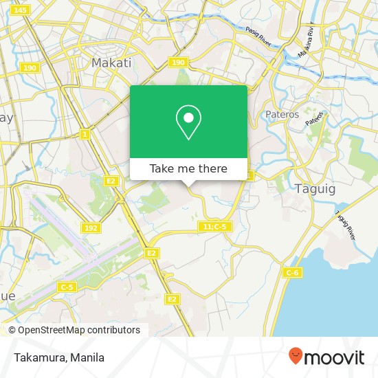 Takamura, Western Bicutan, Taguig City map