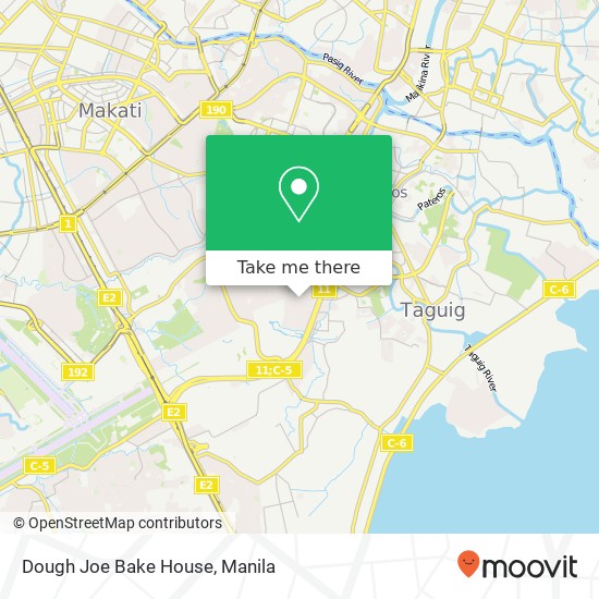 Dough Joe Bake House, Padre Faura Western Bicutan, Taguig City map