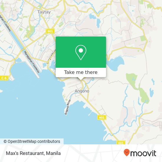 Max's Restaurant, Quezon Ave San Pedro, Angono map