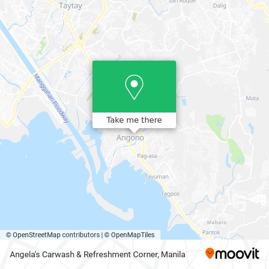 Angela's Carwash & Refreshment Corner map