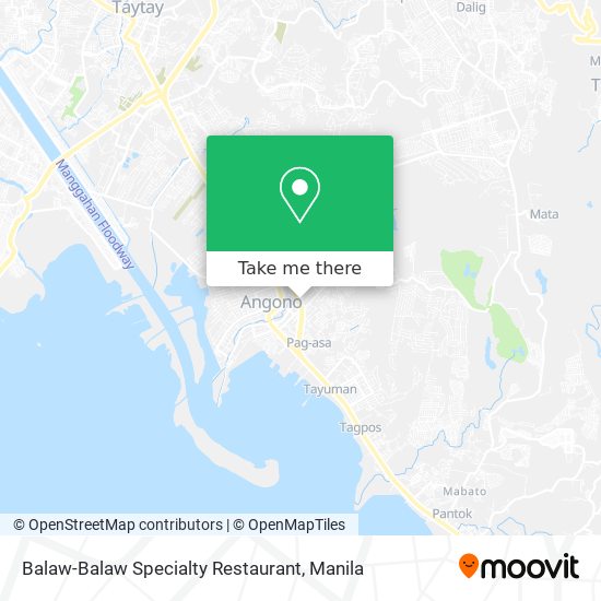 Balaw-Balaw Specialty Restaurant map