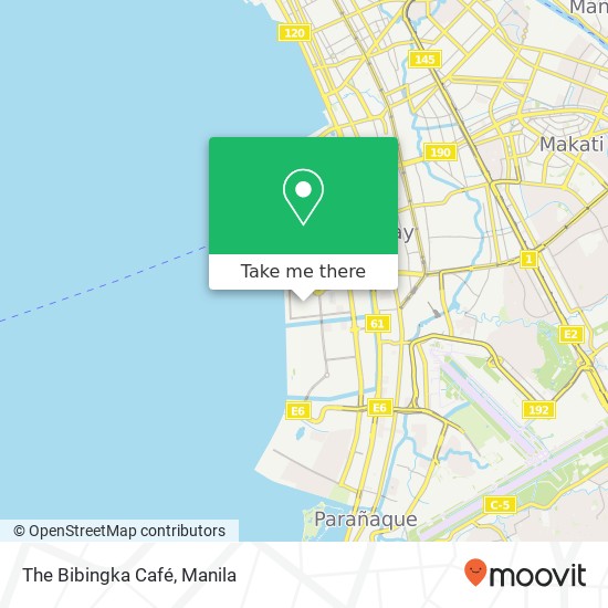 The Bibingka Café, Marina Way Barangay 76, Pasay City map