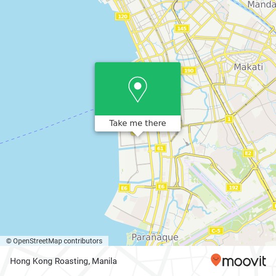 Hong Kong Roasting, Sunrise Dr Barangay 76, Pasay City map