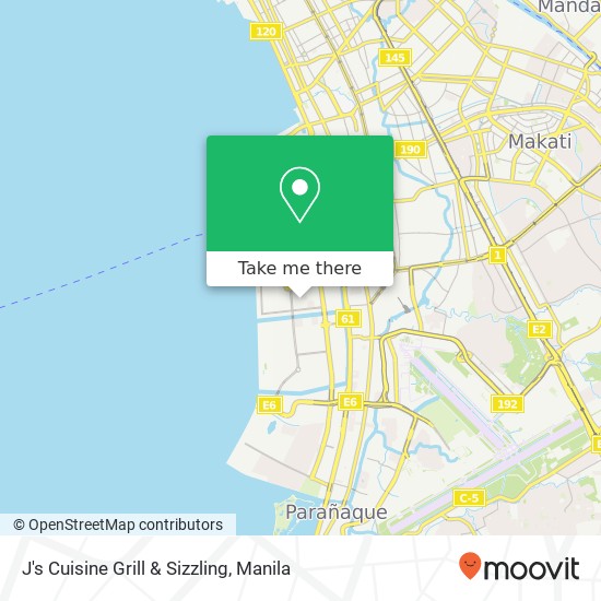 J's Cuisine Grill & Sizzling, Barangay 76, Pasay City map