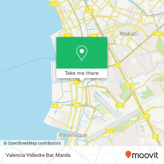 Valencia Videoke Bar map