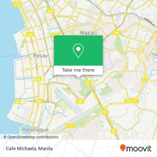 Cafe Michaela, Magdalena Magallanes, Makati map