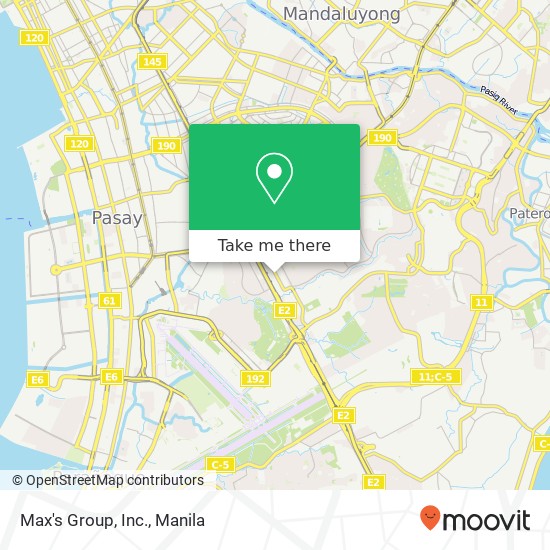 Max's Group, Inc., Chino Roces Ave Ext Magallanes, Makati map